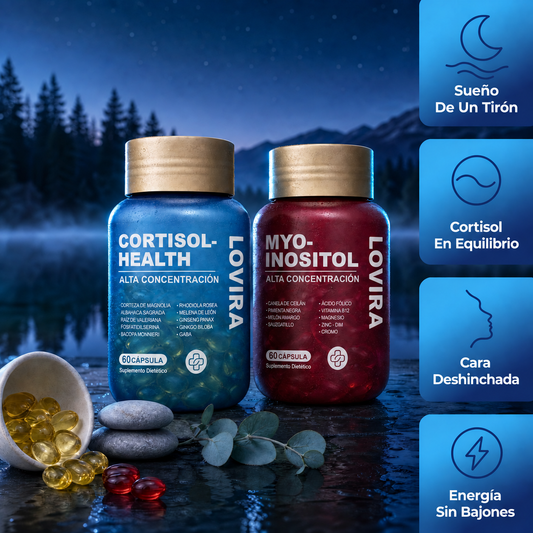 Lovira™ | Baja tu cortisol y recupera tu energía, sueño y ligereza en 14 días